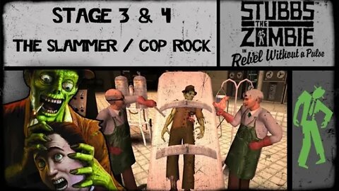 Stubbs the Zombie: Stages 3 & 4 - The Slammer | Cop Rock (no commentary) PS4