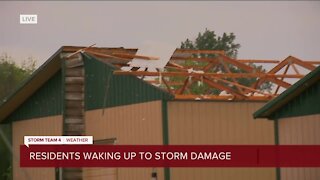 Storm damage in Concord, WI