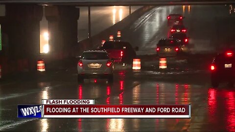 Flooding across metro Detroit closes several roads, highways