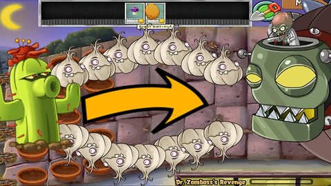 Plants vs Zombies Hack 1 Cactus vs Dr Zomboss | MrongerPvZ