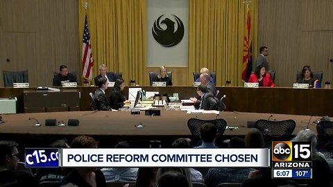 Phoenix mayor names committee aimed at improving relationship between police and community