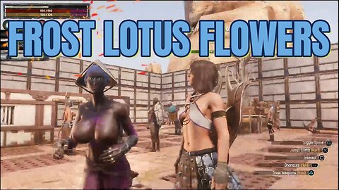 Conan Exiles FROST LOTUS FLOWERS BUSTY BOOBS #Conanexiles