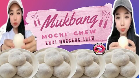 Eating Satisfying Mochi Mukbang chew ASMR #mukbang #asmreating #kwaimukbangshow #viral #mochiasmr