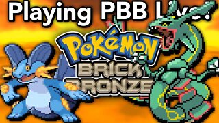 Playing Pokemon Brick Bronze Live!