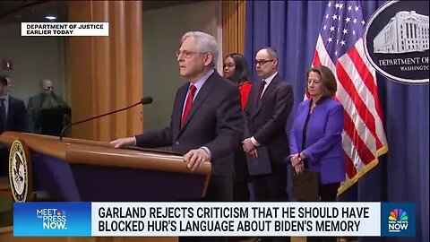 ‘That’s Absurd’: AG Garland Rejects Criticism that He Should Have Blocked Hur’s Language About Biden’s Memory