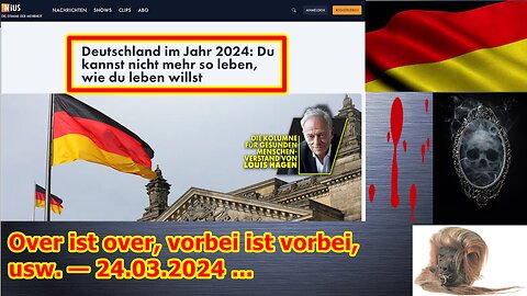 Over ist over, vorbei ist vorbei, usw. — 24.03.2024 ...