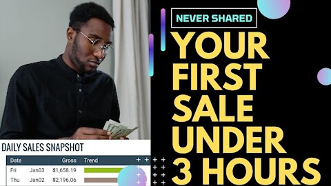 Make Your First Clickbank Sale In Under 3 Hours