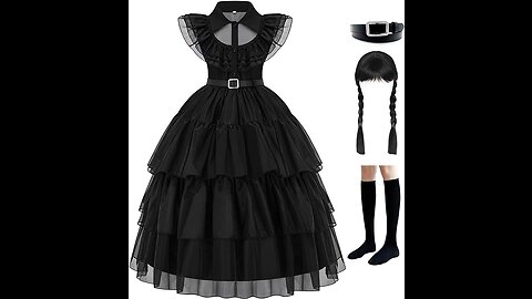 Avady Girls Black Dress Up Kids Family