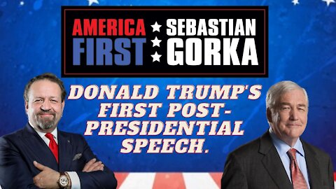 Donald Trump's first post-presidential speech. Conrad Black with Sebastian Gorka on AMERICA First