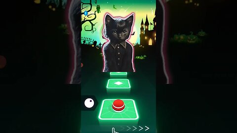 WEDNESDAY CAT part 1 #music #tileshop #cat #wednesday #animalsong #blackpink #dance #mobilegaming