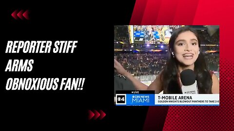 "Samantha Rivera Shutting Down Rude Fan on Live TV After Stanley Cup Final"