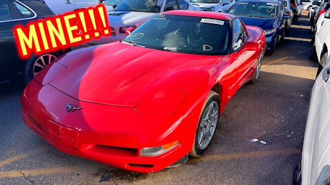 Copart Walk Around 1-26-21 + 99 C5 Corvette CHEAP!!