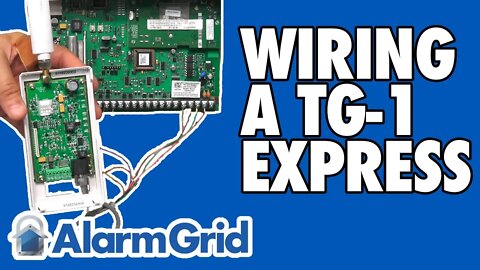 Wiring a TG-1 Express to a Wired Security System.