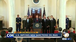 U.S. imposes new sanctions on Iran