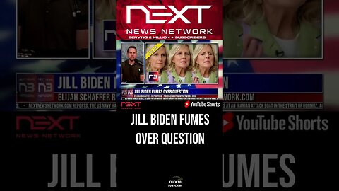 Jill Biden FUMES over Question #shorts