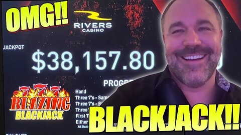 ♦️♠️BONUS BLACKJACK! $10,000 BUY-IN! HIGH LIMIT ACTION W/ Doubles & Splits