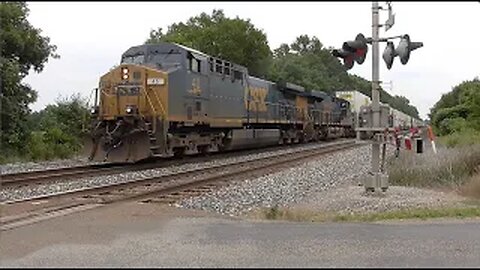 CSX I137 Intermodal Train from Sterling, Ohio July 15, 2023