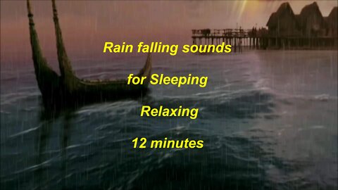 Rain sounds for Sleeping and Relaxing 12 minutes