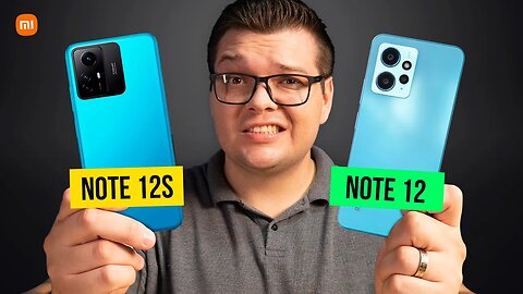 A REAL! Redmi Note 12 vs Redmi Note 12S - o que MUDA de VERDADE! Comparativo