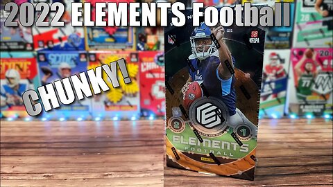 2022 Elements Football Hobby Box | Just 5 Cards but 1 is CHUNKY!