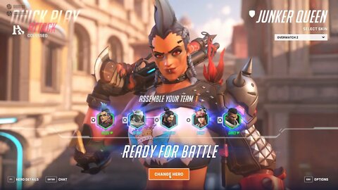 Cool Junker Queen Voice Line Hanzo Genji Brothers Overwatch 2 Kiriko Baptiste