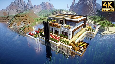 MINECRAFT ULTRA REALISTIC GRAPHICS - MODERN HOUSE