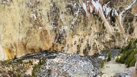 Falls in Yellowstone