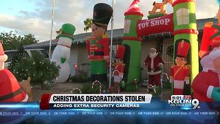 Christmas decorations stolen from east side home