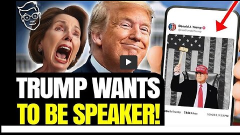 Libs PANIC 🚨 President Trump Wants To Be Speaker, BREAKS Internet! CONFIRMS HE'LL SERVE If Elected