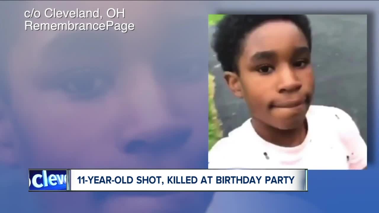 11-year-old shot, killed while at birthday party in Cleveland