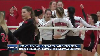 BC volleyball moving on to state championships