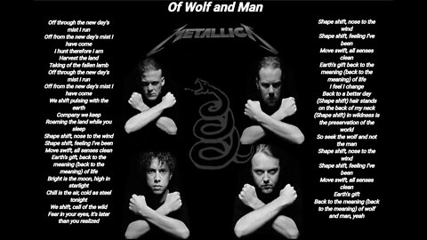 Metallica-Of Wolf and Man-Metallica lyrics [HQ]