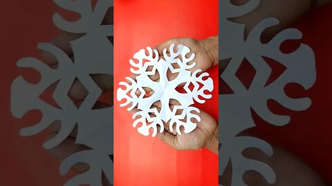 How to Make a Snowflake Out of Paper 🎄 Easy Paper Crafts