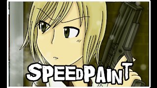 Wintery Pursuit || Parasite Eve Speedpaint