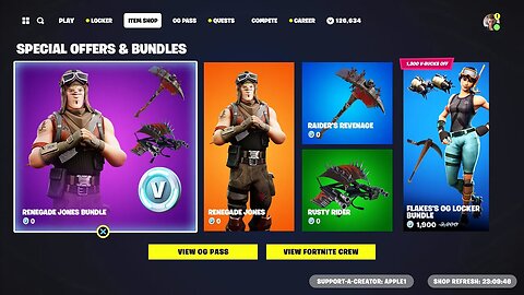 FREE BUNDLE NOW in Fortnite OG!