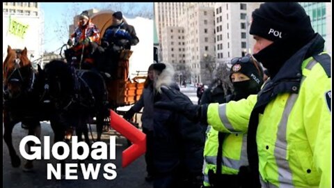 Trucker protest: Chuckwagon carrying diesel fuel turned away from protest site by Ottawa police