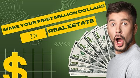 💲Make Your First Million Dollars In Real Estate - As Agents - Leave The Business In 2023 💲