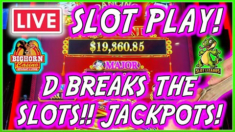 🔴 HUGE LIVE SLOT PLAY! D BREAKS SILENCE! PRE SURGERY GRAND JACKPOT INCOMING!?! BIGHORN CASINO!