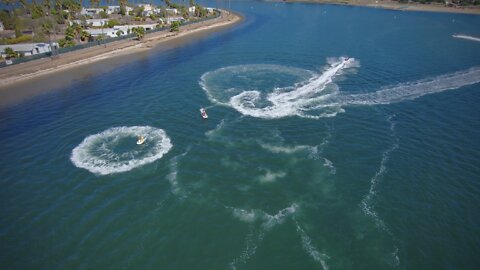 Blasian Babies DaDa Returns To Mission Bay Park For More Jetski Action Using Skydio 2+ Drone!