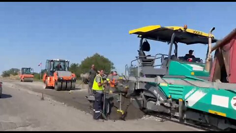 Asphalt plant re-opens and roads are repaired in the LPR