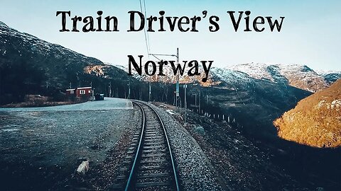 TRAIN DRIVER'S VIEW: Lets build the train and go from Flåm to Myrdal