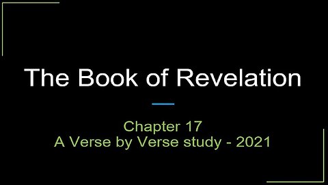 Revelation Chapter 17