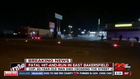 Fatal hit-and-run in East Bakersfield