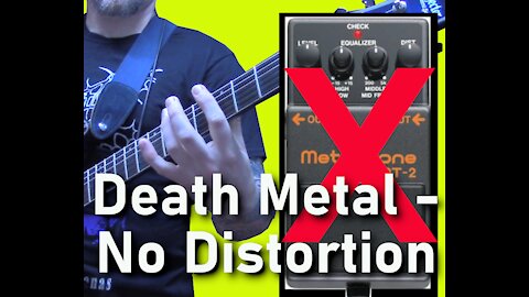 Death Metal Guitar Riffs - NO DISTORTION