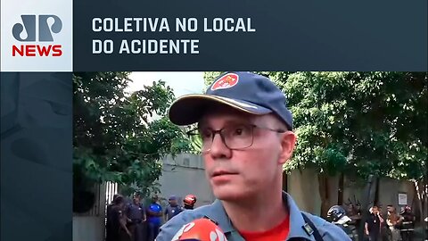 Comandante do Corpo de Bombeiros fala sobre queda de aeronave em SP