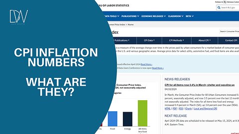 CPI (Consumer Price Index) Inflation Numbers. What are they and what do they mean?