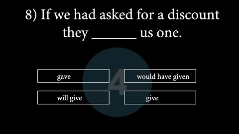 Third Conditionals Grammar Quiz