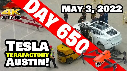 PAINT SHOP PERFECTION AT GIGA TEXAS! - Tesla Gigafactory Austin 4K Day 650 - 5/3/22 - Tesla Texas