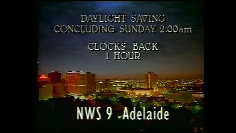 Nine News Break with Georgina McGuinness - NWS9 (1999)