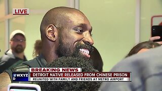 Detroit native released from Chinese prison